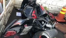 2 anh em ruột tử vong thương tâm sau khi lái xe mô tô phân phối lớn tông vào trụ đèn