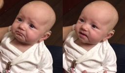 Khoảnh khắc bé trai khiếm thính lần đầu nghe được giọng nói của mẹ gây xúc động