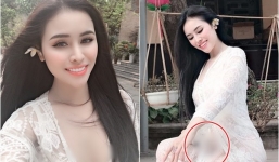 Bị chỉ trích vì mặc trang phục xuyên thấu vào chùa, Thư Dung lên tiếng