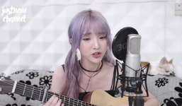 Hot girl Thái Lan gây bão mạng xa hội khi ôm đàn hát 'Anh ơi ở lại'