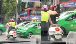 Đỗ xe sai luật còn lớn tiếng với tài xế taxi, nữ tài xế bị xử lý