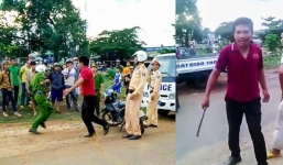 Nhắc nhở người vi phạm quay clip, thiếu uý công an bị chém trọng thương