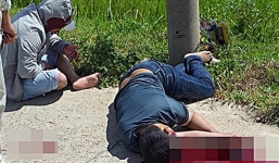 Xe máy tông trụ điện, 2 thanh niên thương vong sau khi dự đám giỗ