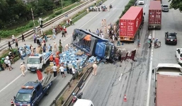 Vụ tai nạn thảm khốc ở Hải Dương: Tài xế từng dừng lại sửa phanh trước đó