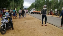 Vụ xe chở gỗ lậu hất văng đại uý CSGT: Lái xe dương tính với ma túy