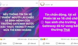 Kẻ tung tin tài xế trường Gateway đột tử có thể bị xử lý tội gì?