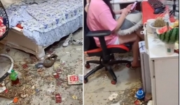 Căn phòng như bãi rác của nữ streamer sang chảnh khiến nhiều người ám ảnh