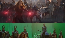 Không ngờ trận đại chiến trong bom tấn 'Avengers' lại diễn ra như thế này