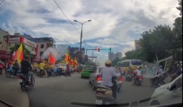 Không chỉ làm loạn trên sân Hàng Đẫy, hooligan Nam Định còn có hành động xấu xí trước đó