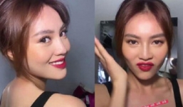 'Cám nhoi' Lan Ngọc pose dáng chụp hình khiến chuyên gia makeup cũng khóc thét