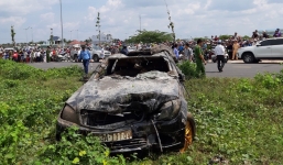 Vụ xe Mercedes lao xuống kênh, 3 người tử vong: Những dấu vết đáng sợ tại hiện trường