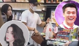 Thủ môn Bùi Tiến Dũng xuất hiện bên 'bóng hồng' mới sau khi chia tay Thanh Mèo