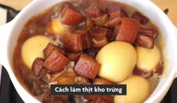Cách làm thịt kho trứng với xì dầu, ngũ vị hương vừa đậm đà lại tốn cơm