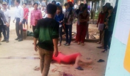 Nóng: Chồng dùng dao chém vợ rồi cắt cổ tự tử do mâu thuẫn ghen tuông