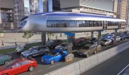 Chiêm ngưỡng cách siêu xe của tương lai vận hành trên đường ùn tắc