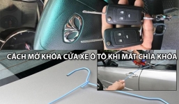 Hướng mở khóa ô tô khi quên chìa chỉ bằng một chiếc móc áo