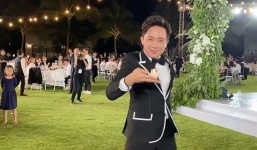 Trấn Thành bị ép uống rượu, trổ tài múa tuý quyền với lửa trong đám cưới Đông Nhi