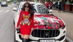 Xe thể thao hạng sang 7 tỷ đồng 'thay áo' để cổ vũ ĐT Việt Nam