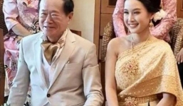 Lần đầu kết hôn, đại gia U70 cưới vợ kém gần 50 tuổi gây xôn xao