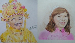 Táo quân ngừng phát sóng, chàng trai họa chân dung 'dàn Táo' để tri ân các nghệ sĩ