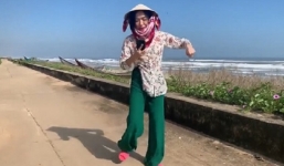 Diệu Nhi gọi điện cho Isaac khoe 'lúa ngập tràn' theo phong cách 'lầy lội'