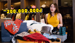 Không chịu thua chị kém em, Kỳ Duyên gia nhập hội 'Những cô gái vàng trong làng đập hộp'