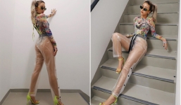 Quỳnh Anh Shyn diện quần nhựa xuyên thấu chứng tỏ là một fashionista thứ thiệt