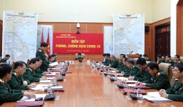 Bộ Quốc phòng tổ chức diễn tập phòng, chống dịch Covid-19