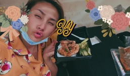 Sao Việt tấm tắc khen suất ăn được cấp trong khu cách ly tập trung