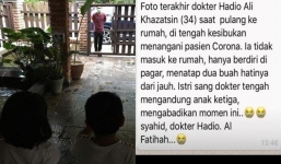 Sự thật về bức ảnh 'rớt nước mắt': Bác sĩ lặng lẽ nhìn con rồi qua đời vì Covid-19