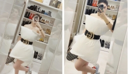 Hội gái xinh rần rần tham gia thử thách biến gối ngủ thành váy sang chảnh