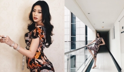 Khánh Vân biến tấu bộ đồ ngủ mẹ mua thành trang phục đa-zi-năng