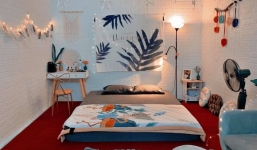 Chi 15 triệu, vợ trẻ ở Hà Nội cải tạo phòng trọ xập xệ đẹp chẳng kém gì homestay 