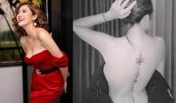 Hoa hậu từng 'mê' Lâm Tây tiết lộ ý nghĩa hình xăm dọc sống lưng