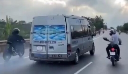 Nhóm phượt thủ ném đá xe khách trên QL20 bị triệu tập điều tra