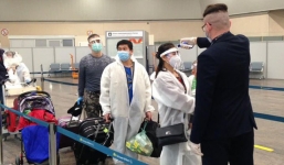 Thêm 2 ca mắc COVID-19 là công dân từ Nga trở về nước