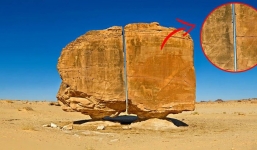 Vết cắt hoàn hảo trên khối đá hơn 10.000 tuổi khiến khoa học bó tay