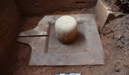 Phát hiện đài thờ sa thạch liền khối thế kỷ IX lớn nhất Việt Nam