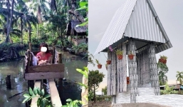 Nhà vệ sinh 'cầu tõm' ở miền Tây được nâng cấp với phiên bản cực kỳ sang chảnh