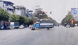 Thấy đèn đỏ vẫn phóng vun vút, nữ 'ninja' trả giá cho hành động sai lầm của mình