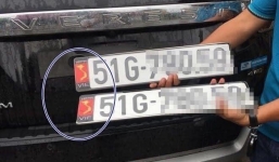 Biển số dán bản đồ Việt Nam không có Hoàng Sa, Trường Sa sẽ bị xử lý