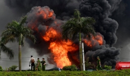 Phát sinh lượng lớn chất thải nguy hại sau sự cố cháy kho hoá chất ở Long Biên