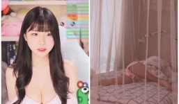 Nữ streamer mắc màn đi ngủ cũng hút view khủng, suýt trả giá vì khoảnh khắc hớ hênh