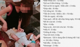 Mẹ trẻ khiến hội chị em choáng váng khi tiêu sương sương 162 triệu/tháng cho gia đình 3 người