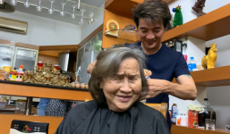 Được Đàm Vĩnh Hưng qua tận nhà cắt tóc cho mẹ, Hoài Linh vẫn nói câu phũ phàng