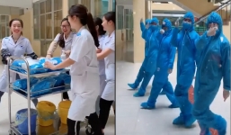 Những 'thiên thần' áo trắng 'biến hình' thành chiến sĩ trên tuyến đầu chống dịch gây sốt MXH