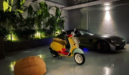 Chiếc xe 2 bánh đầu tiên xuất hiện trong gara của vợ chồng Cường Đô La khiến fan tò mò
