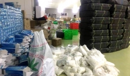 Phát hiện nhiều cơ sở sản xuất khẩu trang, tái chế găng tay cao su đã qua sử dụng