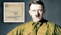 Bức thư vỏn vẹn mấy chữ, đầy lỗi đánh máy của Hitler bất ngờ được định giá 7.900 USD