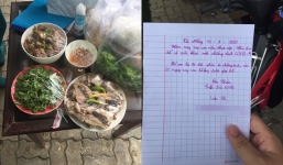 Món quà cậu bé gửi cán bộ trực ở khu cách ly cùng lá thư con gái nhỏ gửi ba nơi tuyến đầu gây xúc động